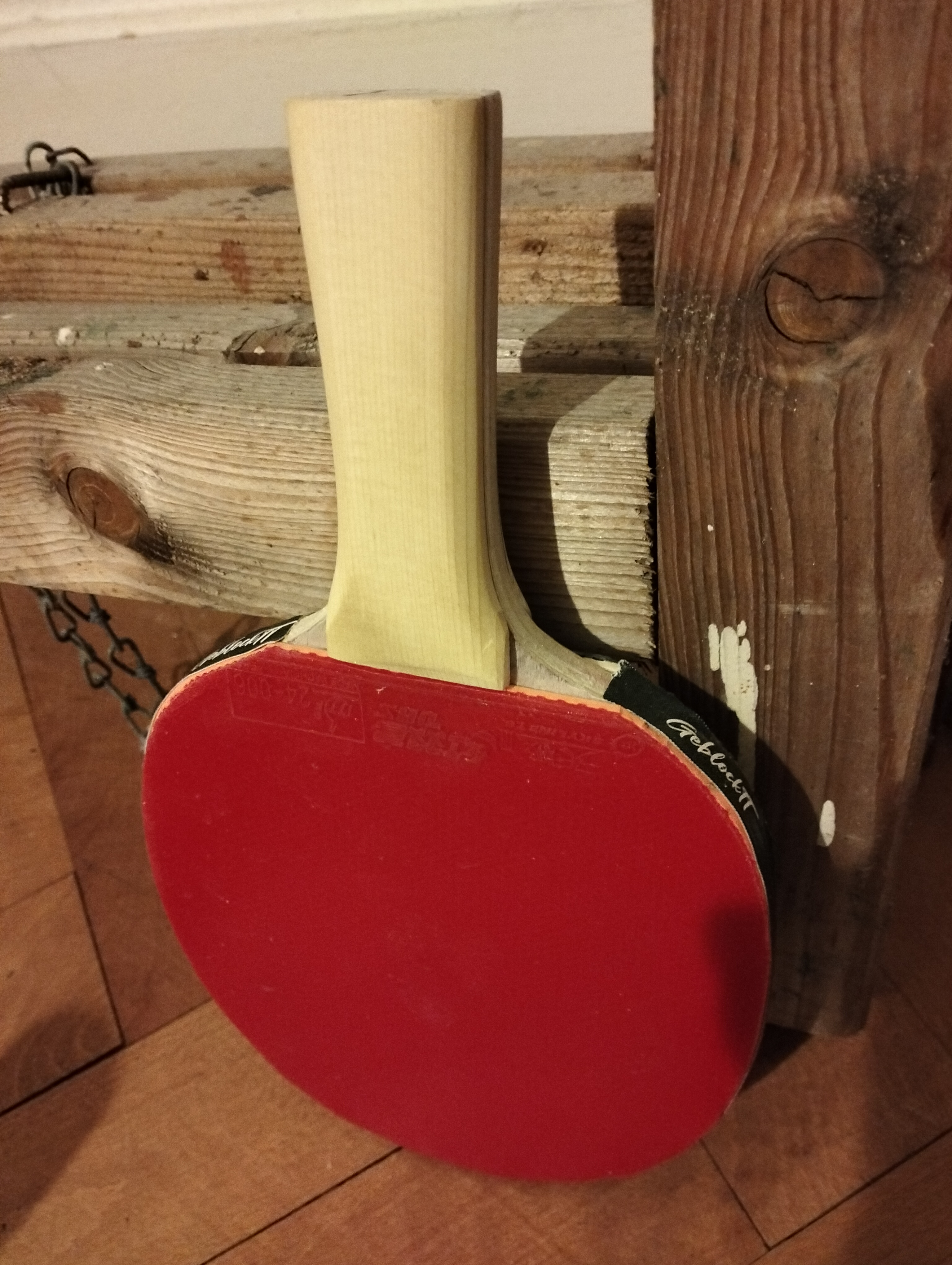 TT blade handmade in Biel / Switzerland - Premade with DHS rubbers