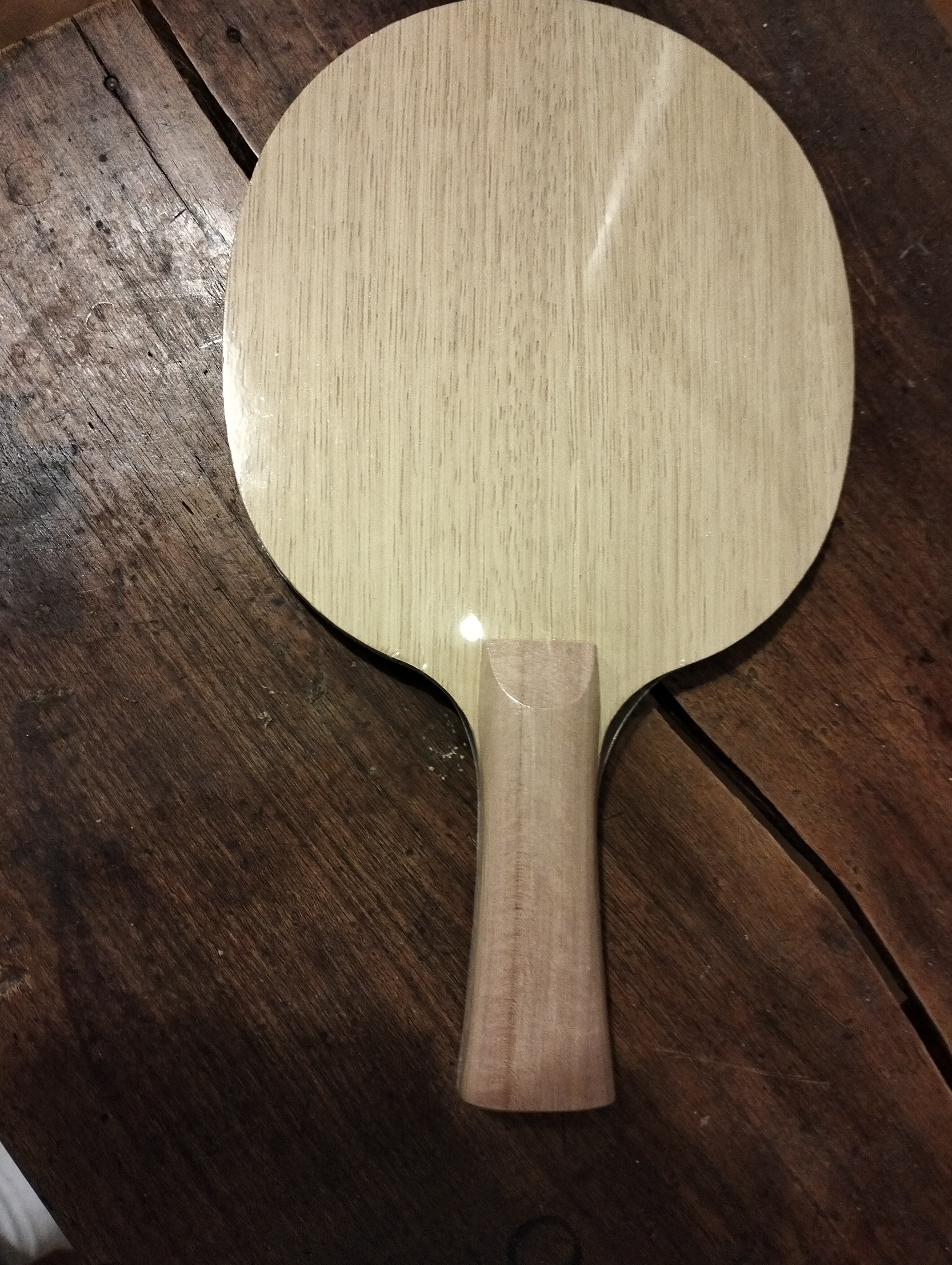 Asymmetric blade with ALC & ZLC and 5 wood layers