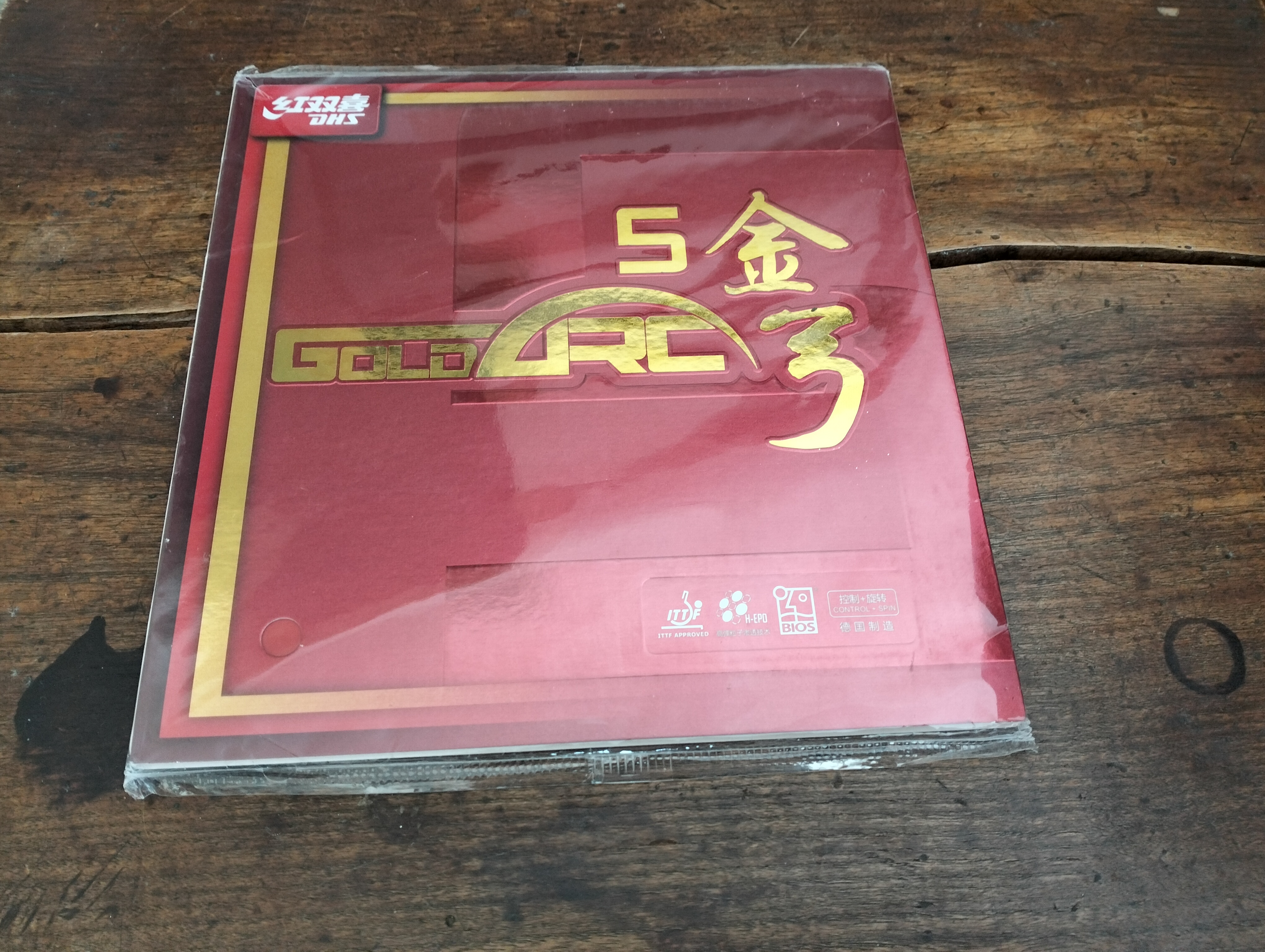 DHS Goldarc 5 rubber