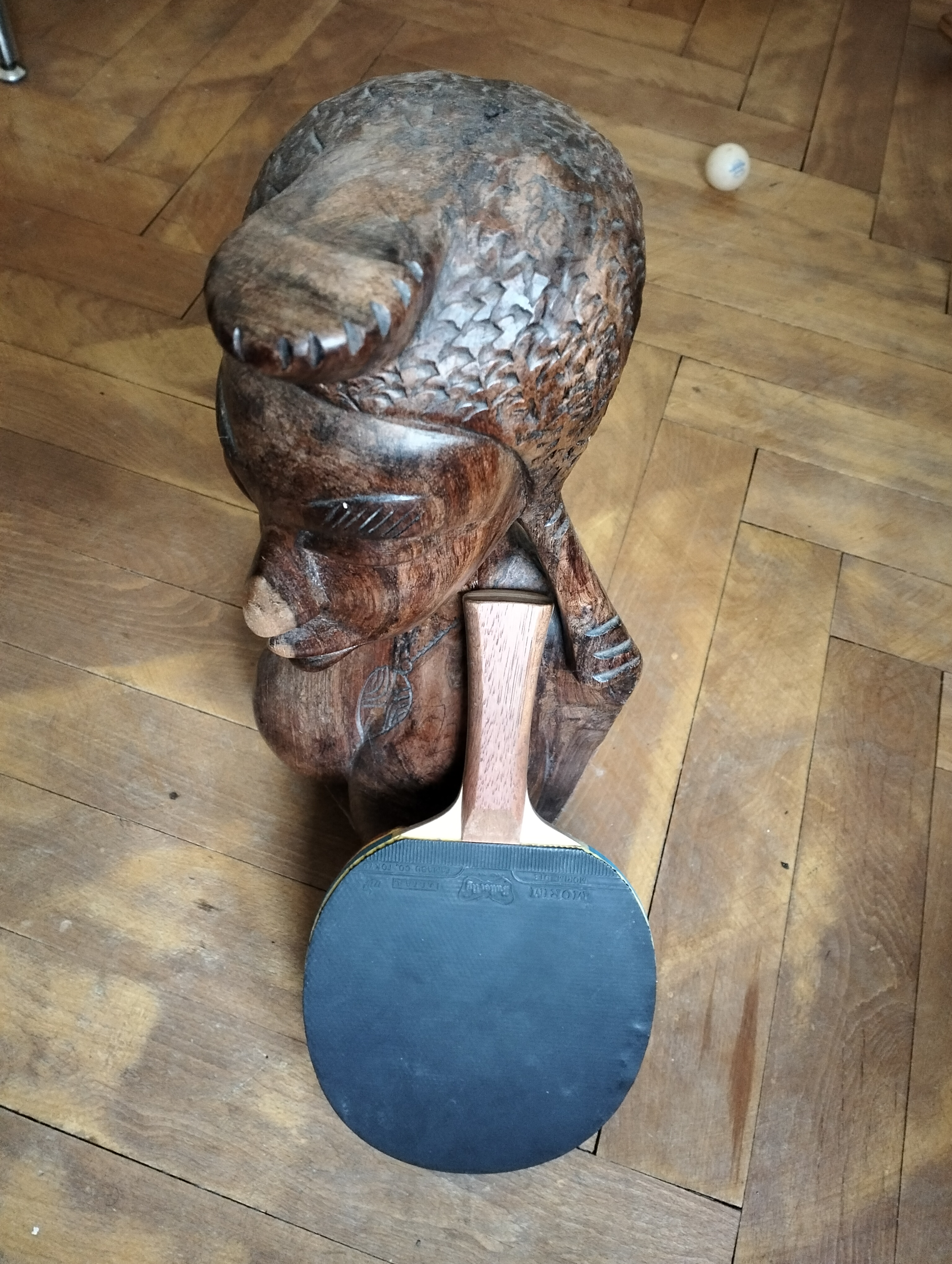 🏓 Des Douglas Butterfly Vintage Racket (c.1985) with Original Morim Rubbers