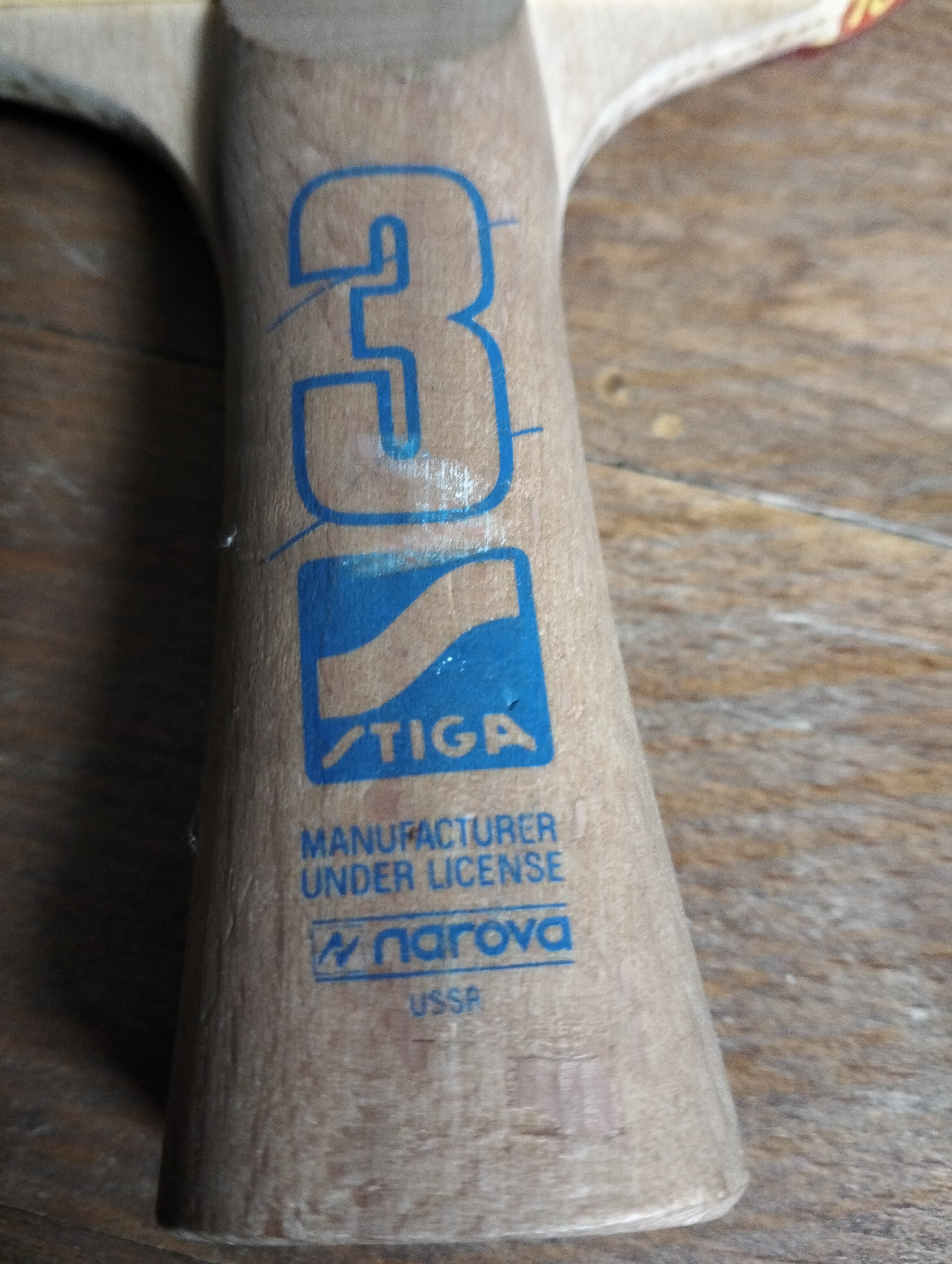 🏓 Stiga Narova 3 – Soviet-Era Licensed Racket (c. 1982–1986)