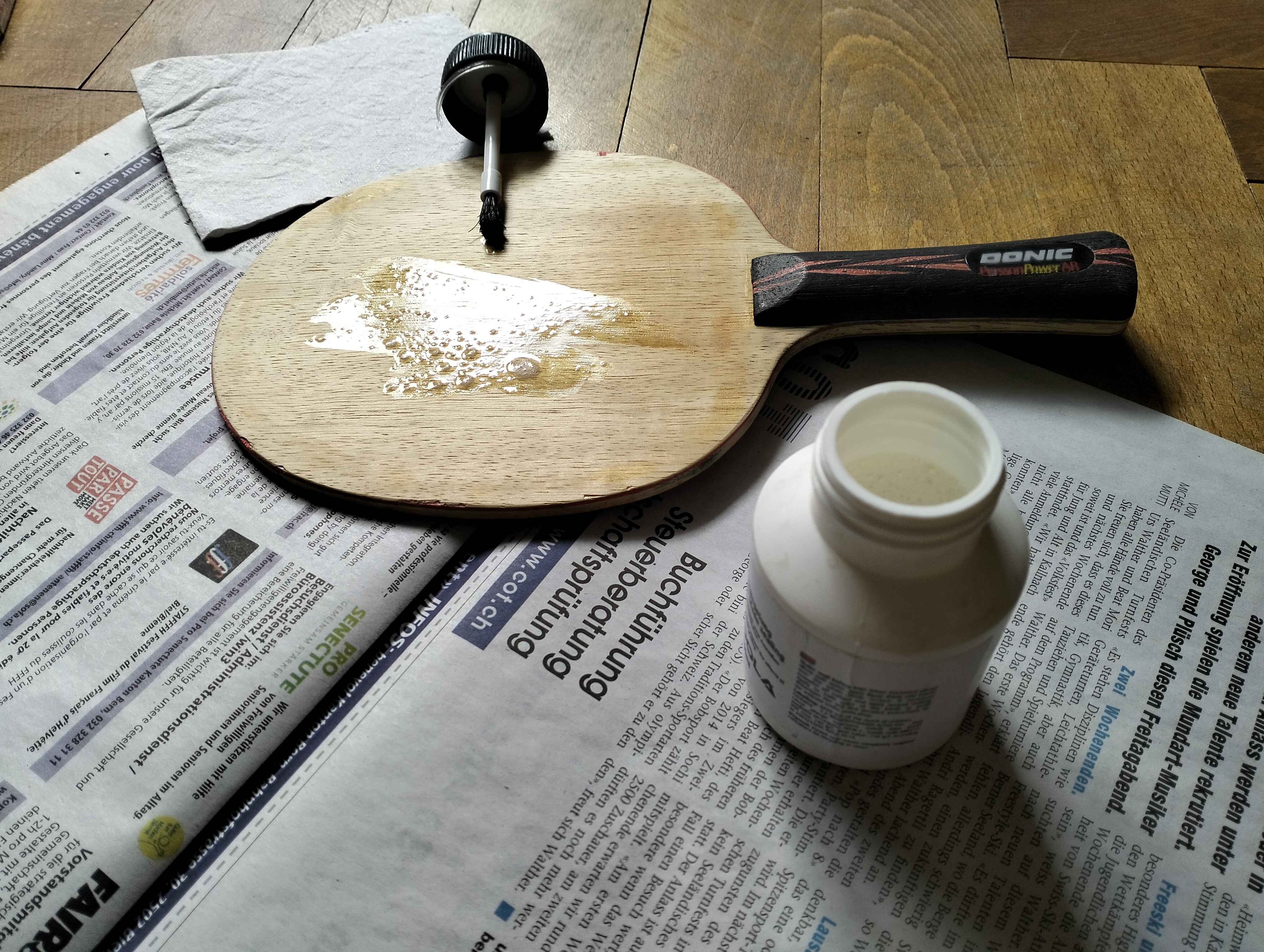 🪵✨ Wood Sealing Service for Table Tennis Blades