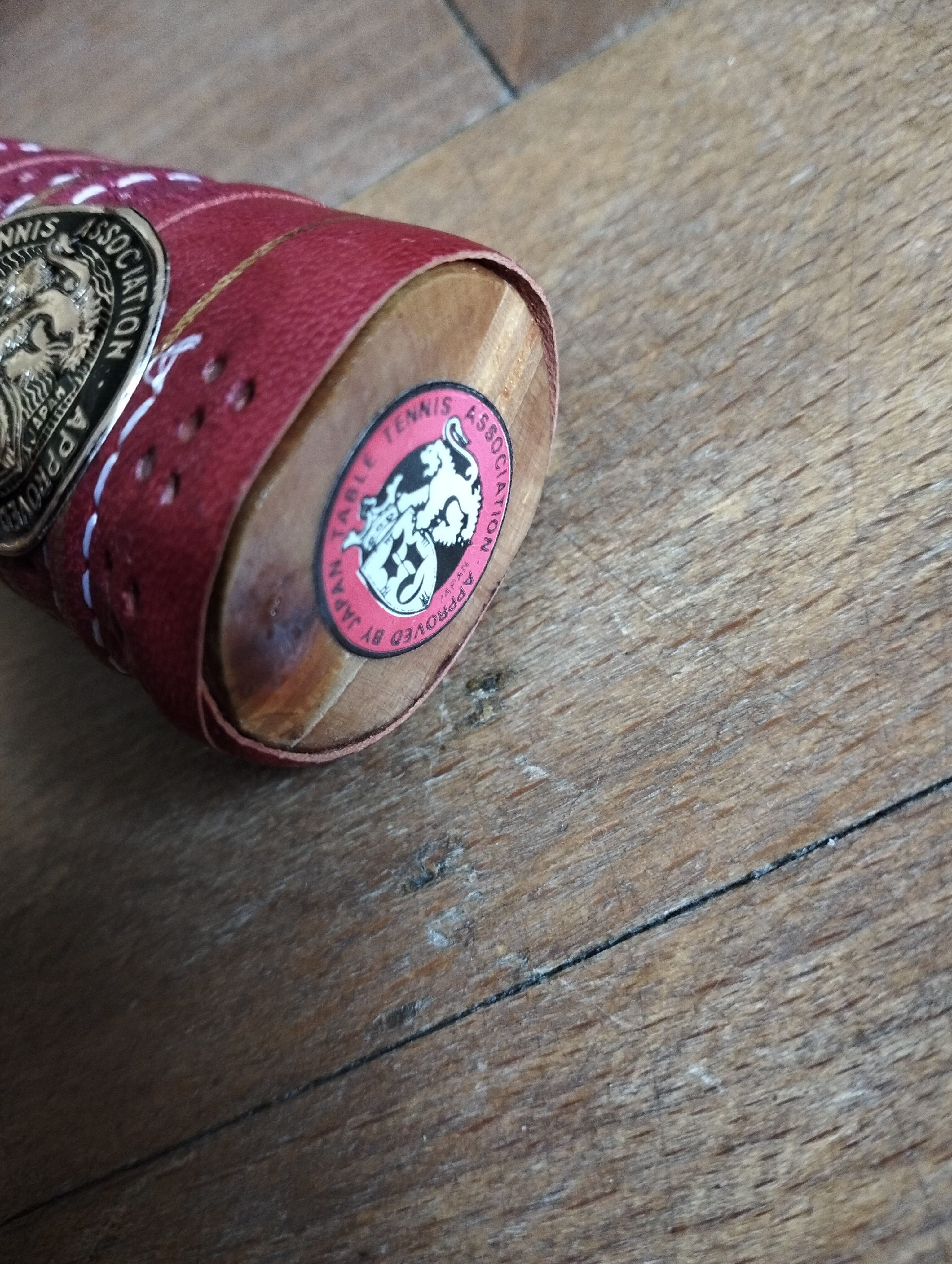 🏓 Swaythling Vintage Racket with Akitsu Zero Rubber (Japan, c. 1965–1975)