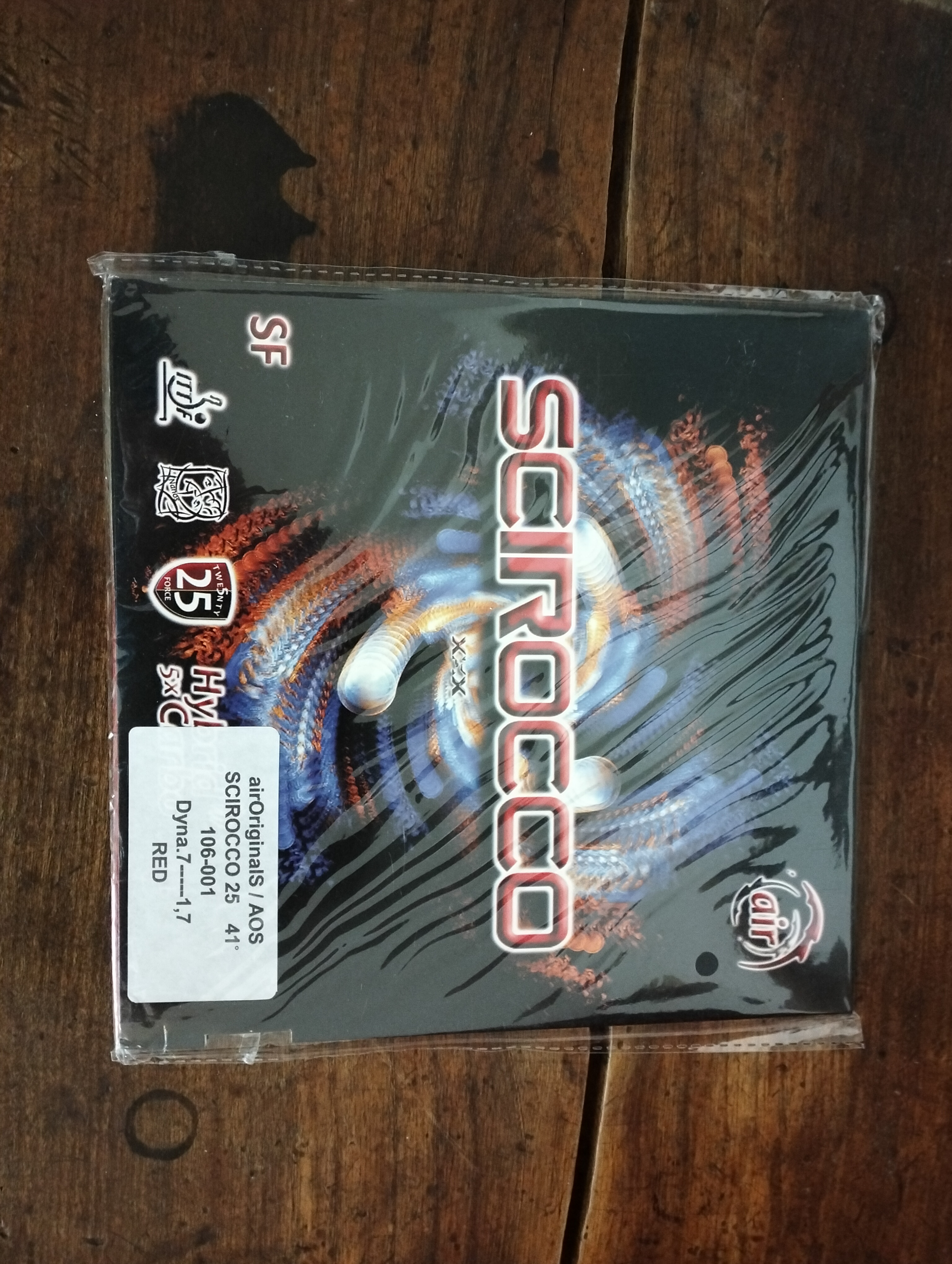 🏓 AIR Scirocco Table Tennis Rubber – Controlled Power with a Spin Kick