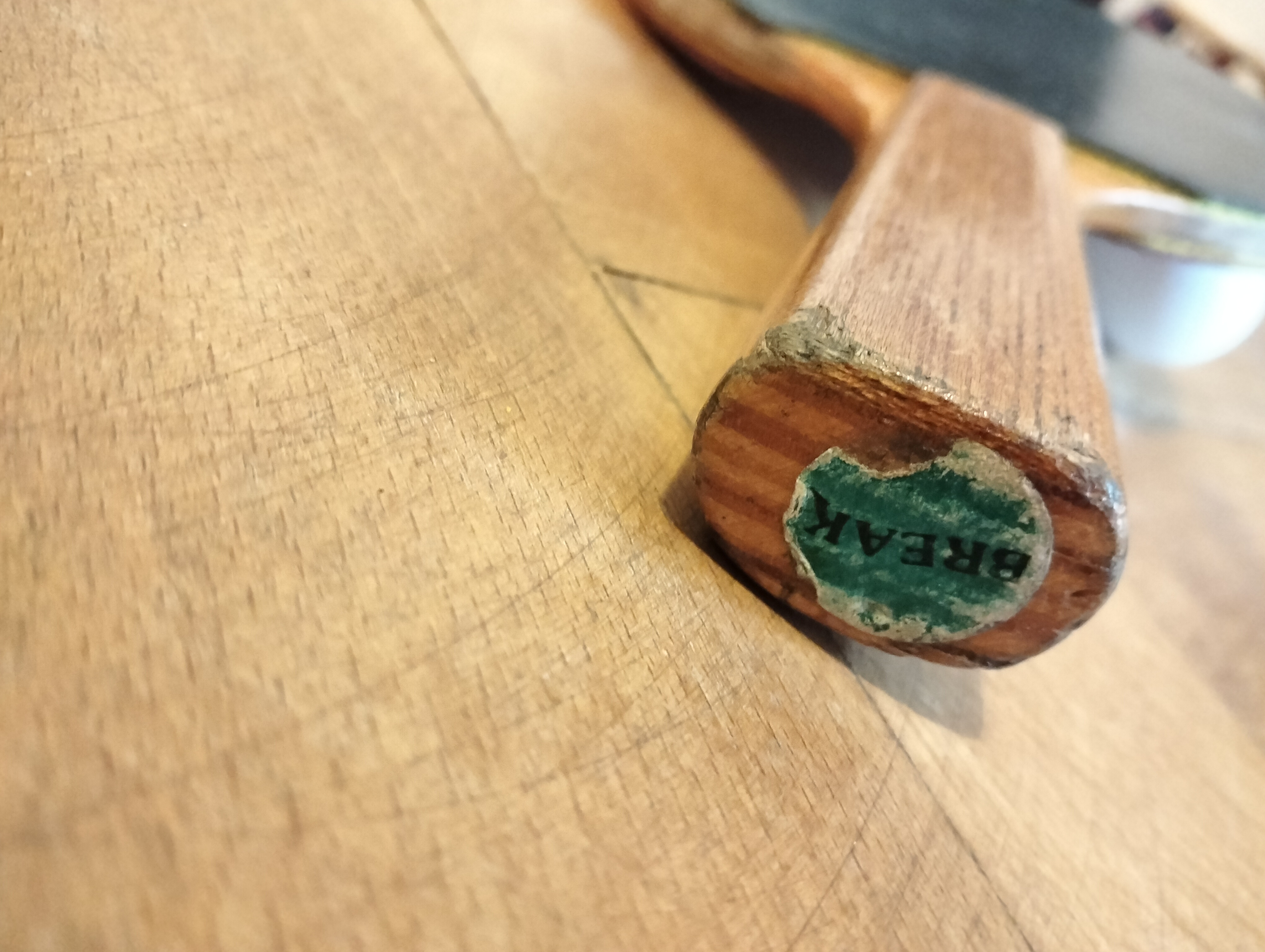 Vintage Ping Pong Racket -1990'ties - Brand : Break