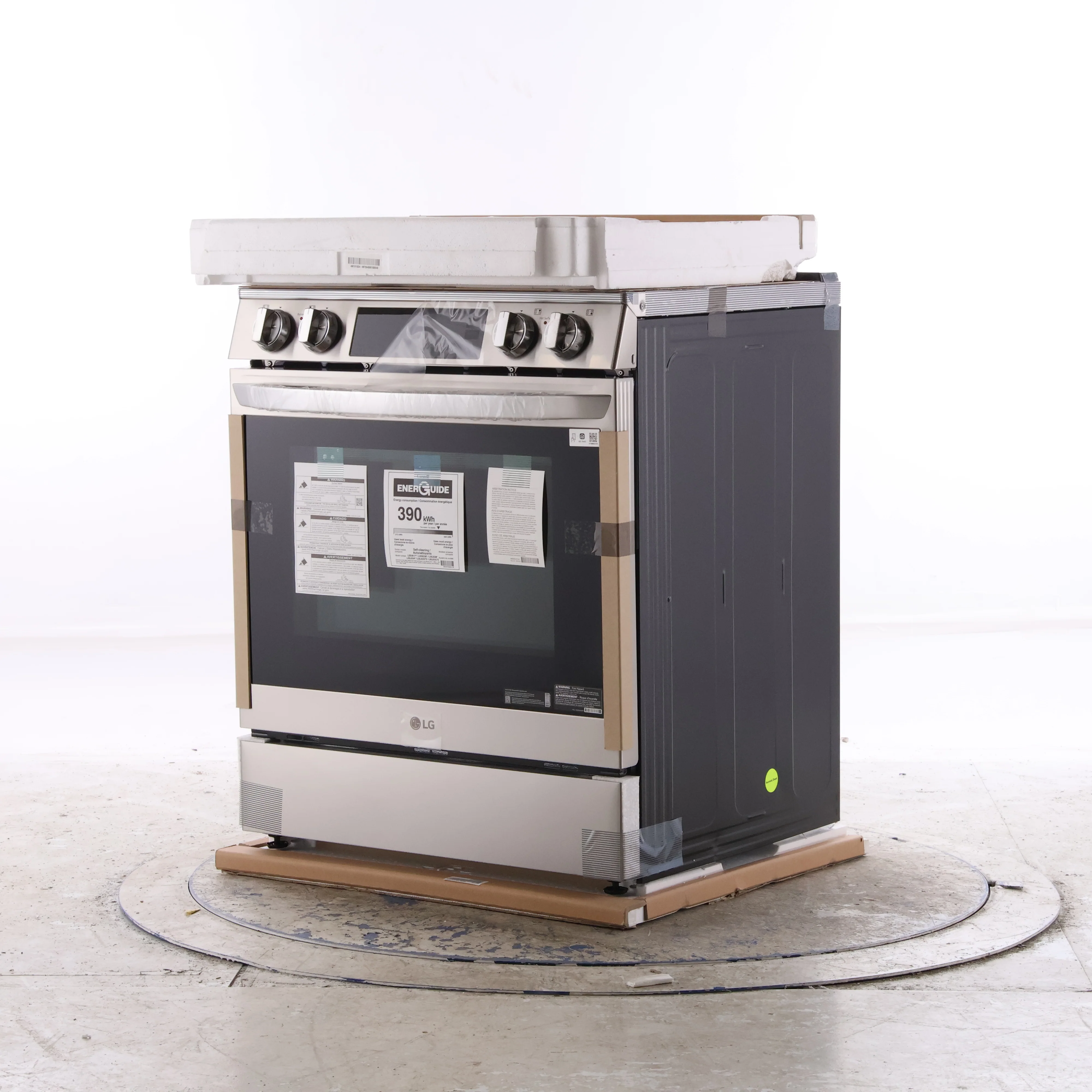 LG 30" LSIL6334F Slide-In Smart Induction Range with ProBake Convection and EasyClean in Smudge Resistant Stainless Steel