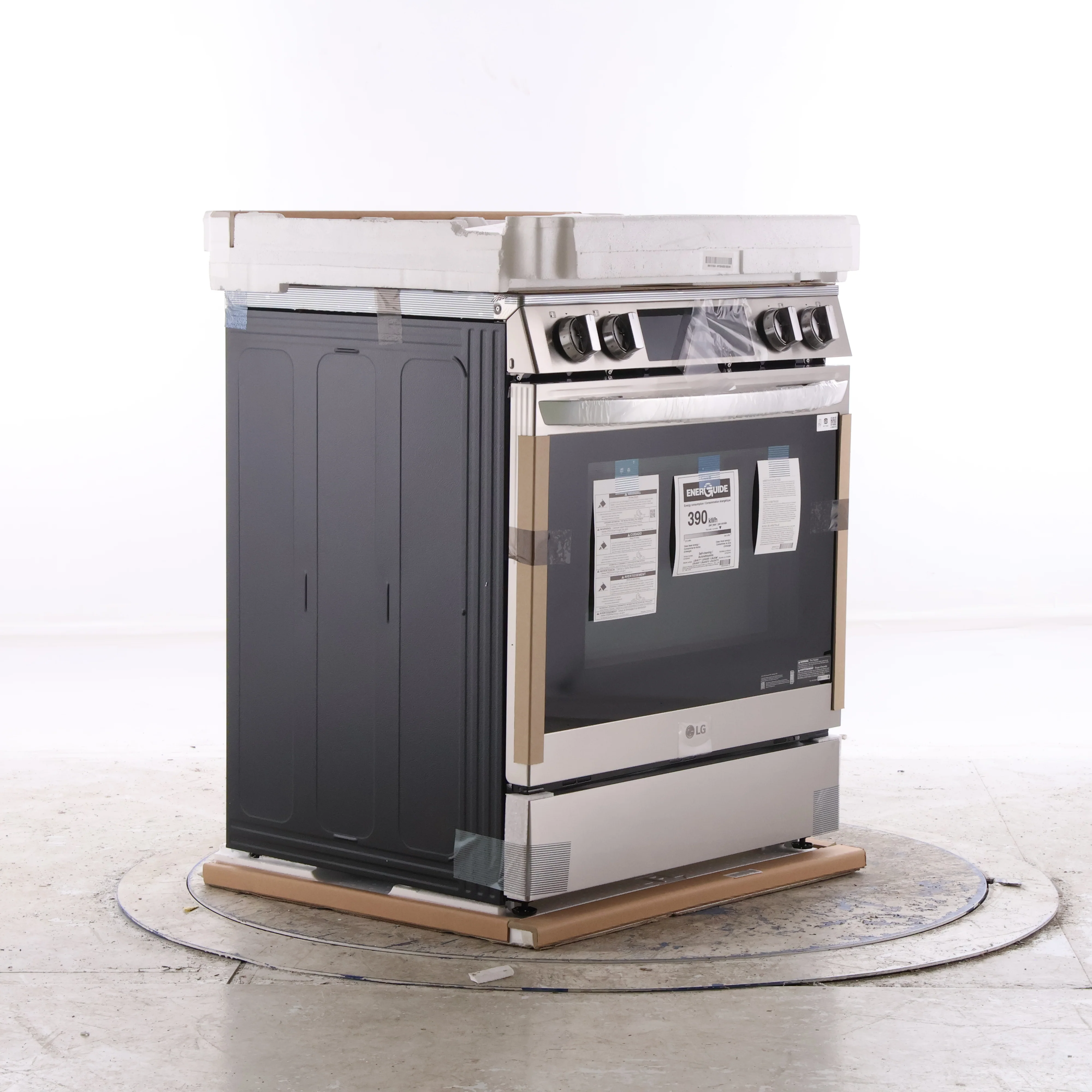 LG 30" LSIL6334F Slide-In Smart Induction Range with ProBake Convection and EasyClean in Smudge Resistant Stainless Steel