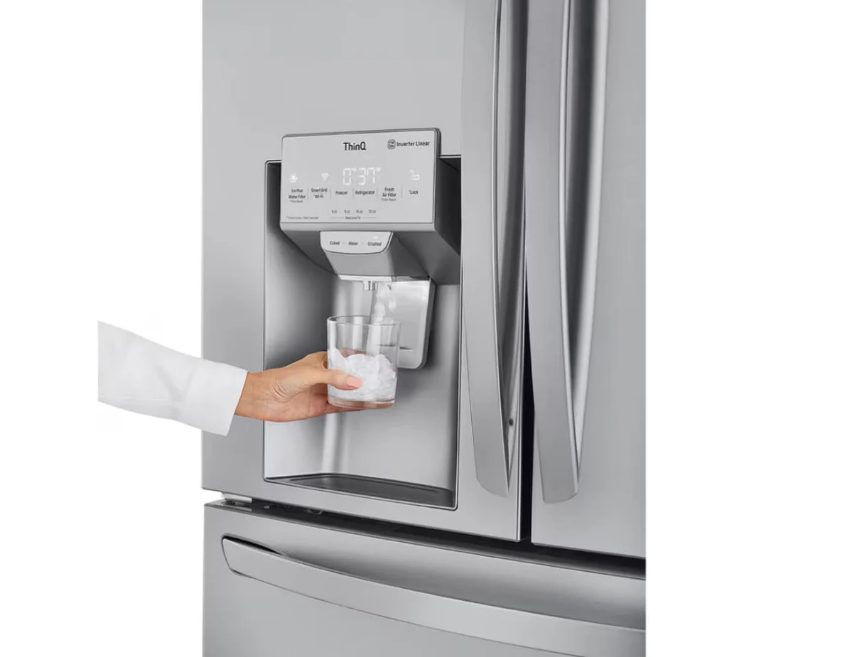 LG 36 in. 30 cu ft. LRMXS3006S Smart French Door Refrigerator with Craft Ice and Full-Convert Drawer 