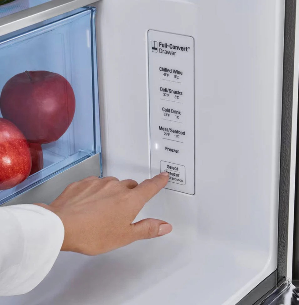 LG 36 in. 30 cu ft. LRMXS3006S Smart French Door Refrigerator with Craft Ice and Full-Convert Drawer 