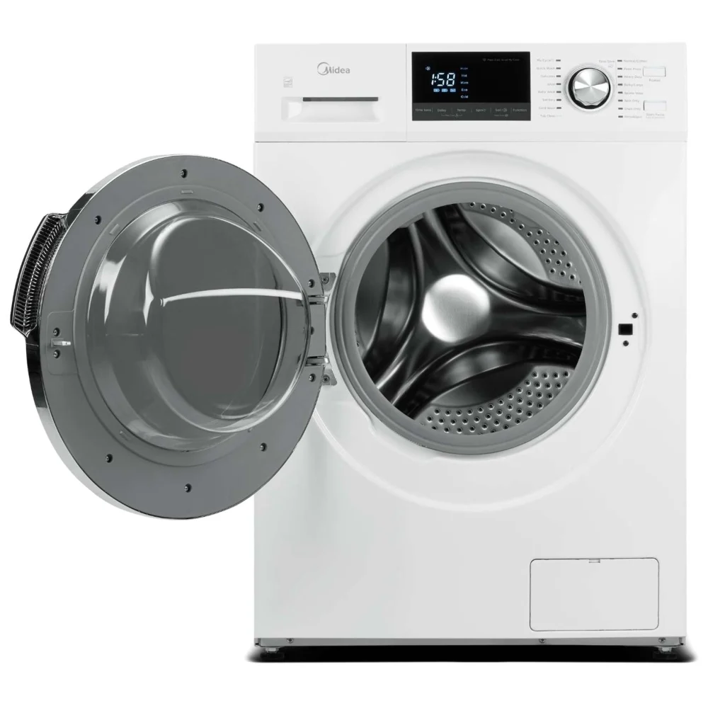24" Midea MLH27N5AWWC Front Load Washer, ENERGY STAR Certified, 3.1 cu. ft. 