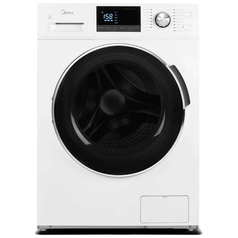 24" Midea MLH27N5AWWC Front Load Washer, ENERGY STAR Certified, 3.1 cu. ft. 