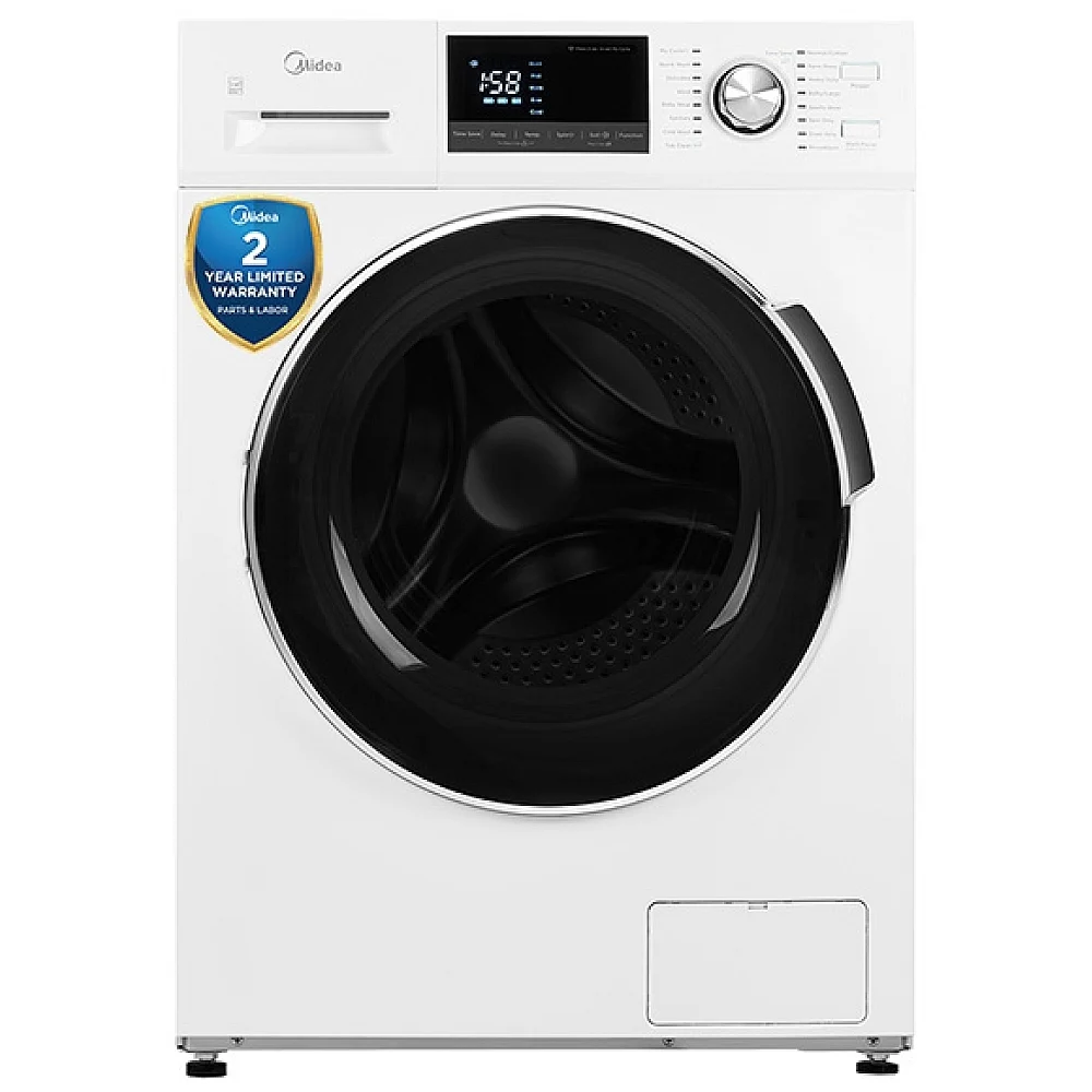 24" Midea MLH27N5AWWC Front Load Washer, ENERGY STAR Certified, 3.1 cu. ft. 
