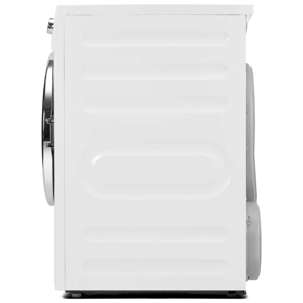 24" Midea MLE27N5AWWC Electric Dryer, 4.4 cu. ft. Dryer Capacity, 4 Temperature Settings, Stackable, Steel Drum, White colour Ventless (Heat Pump)