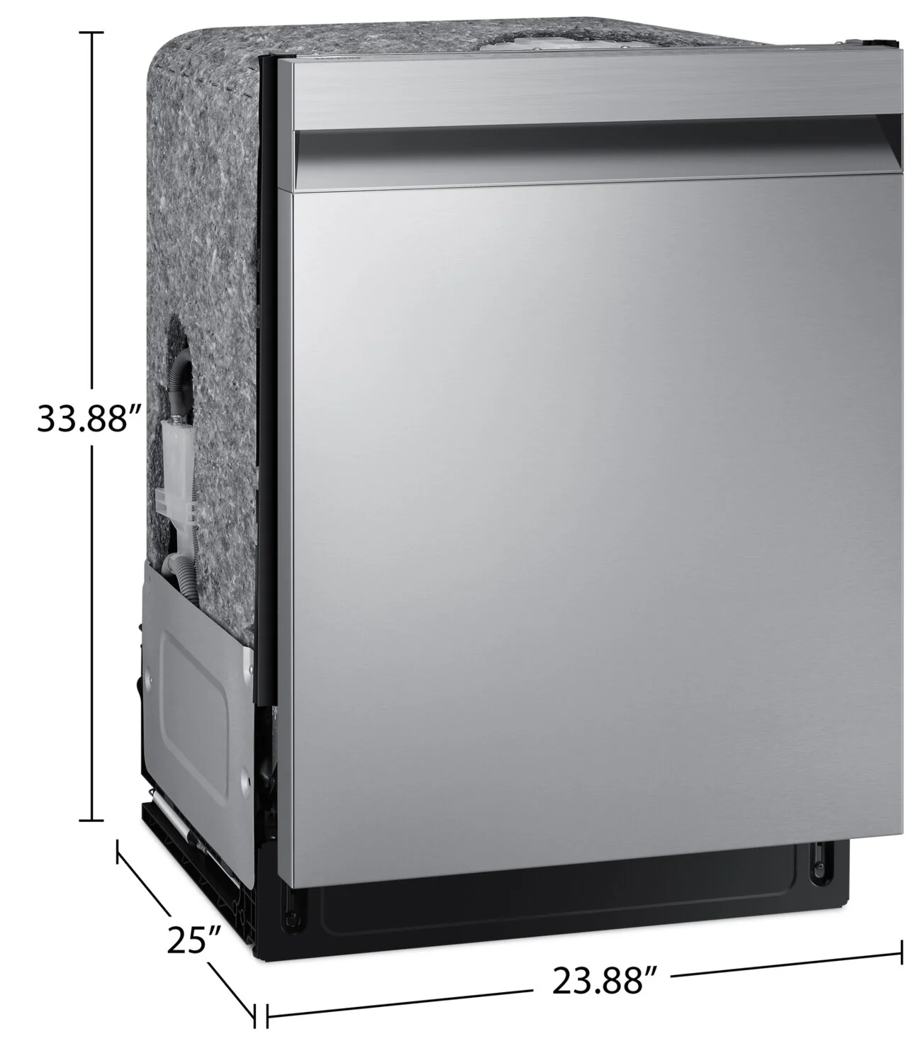 24-inch Samsung DW80CG5420SR  Built in Top Control Dishwasher with Storm Wash Fingerprint Resistant Stainless Steel - ENERGY STAR