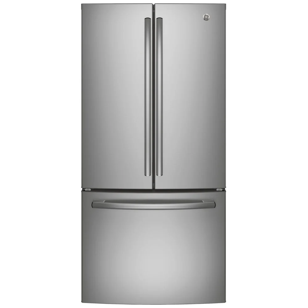 GE  GNE25DYRKFS  33-inch French Door Refrigerator  24.8 cu.ft.  Fingerprint Resistant Standard Depth in Stainless Steel