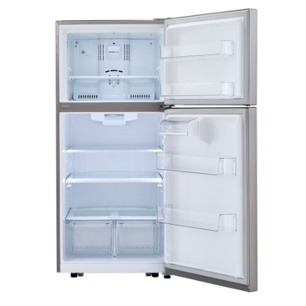LG 33" LHTNS2403S 24 cu. ft. Top Mount Freezer Refrigerator with Multi-Flow Air System in Stainless Steel, Garage Ready