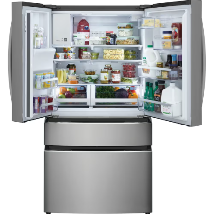 Frigidaire Gallery Refrigerator GRMS2773AF - 36" inch 26.3 cu. ft. 4-Door Refrigerator in Smudge-Proof Stainless Steel - ENERGY STAR®