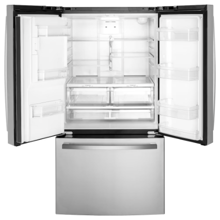 GE GYE21JYMFS Counter-Depth French-Door Refrigerator 36 Inch W, 20.6 Cu. Ft. Fingerprint Resistant Stainless Steel