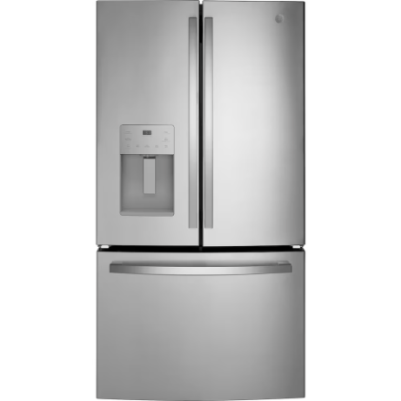 GE GYE21JYMFS Counter-Depth French-Door Refrigerator 36 Inch W, 20.6 Cu. Ft. Fingerprint Resistant Stainless Steel