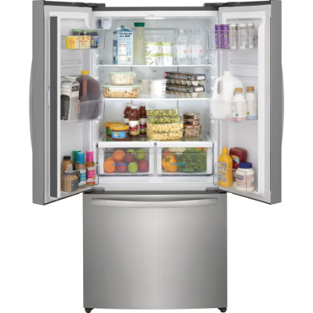 Frigidaire FRFG1813AV 31.5 in. Counter-Depth French Door Refrigerator 17.6 cu ft. Stainless Steel 