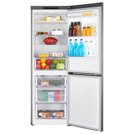 Samsung RB10FSR4ESR Counter Depth Refrigerator 24-inch W 11.2 cu. ft. Bottom Freezer in Stainless Steel, - ENERGY STAR®