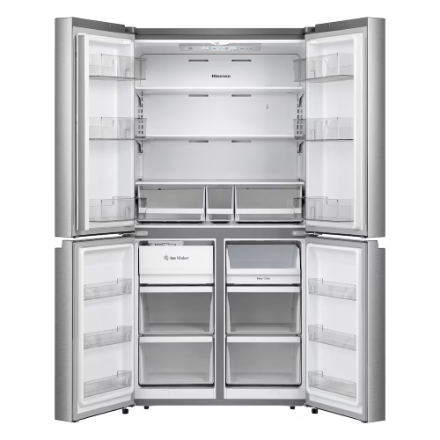Hisense RQ22A4CSD 36in Counter Depth 4-Door Refrigerator 21.5 cu ft. Stainless Steel  with Triple-Zone Function