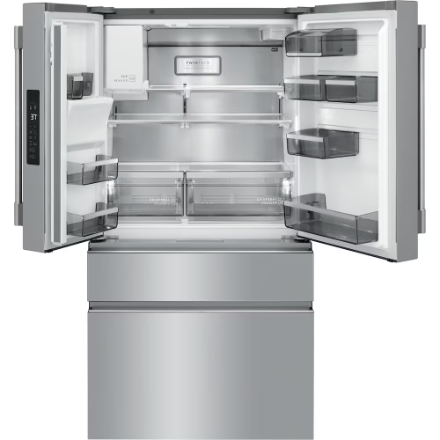 Frigidaire Professional PRMC2285AF 36-inch W 21.4 Cu. Ft. Counter-Depth 4-Door French Door Refrigerator in Smudge-Proof Stainless Steel - ENERGY STAR®