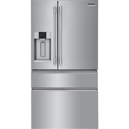 Frigidaire Professional PRMC2285AF 36-inch W 21.4 Cu. Ft. Counter-Depth 4-Door French Door Refrigerator in Smudge-Proof Stainless Steel - ENERGY STAR®