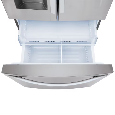 LG LRFS28XBS| Electronics 36-inch W 28 cu. ft. 3-Door French Door Refrigerator in Smudge Resistant Stainless Steel - ENERGY STAR®