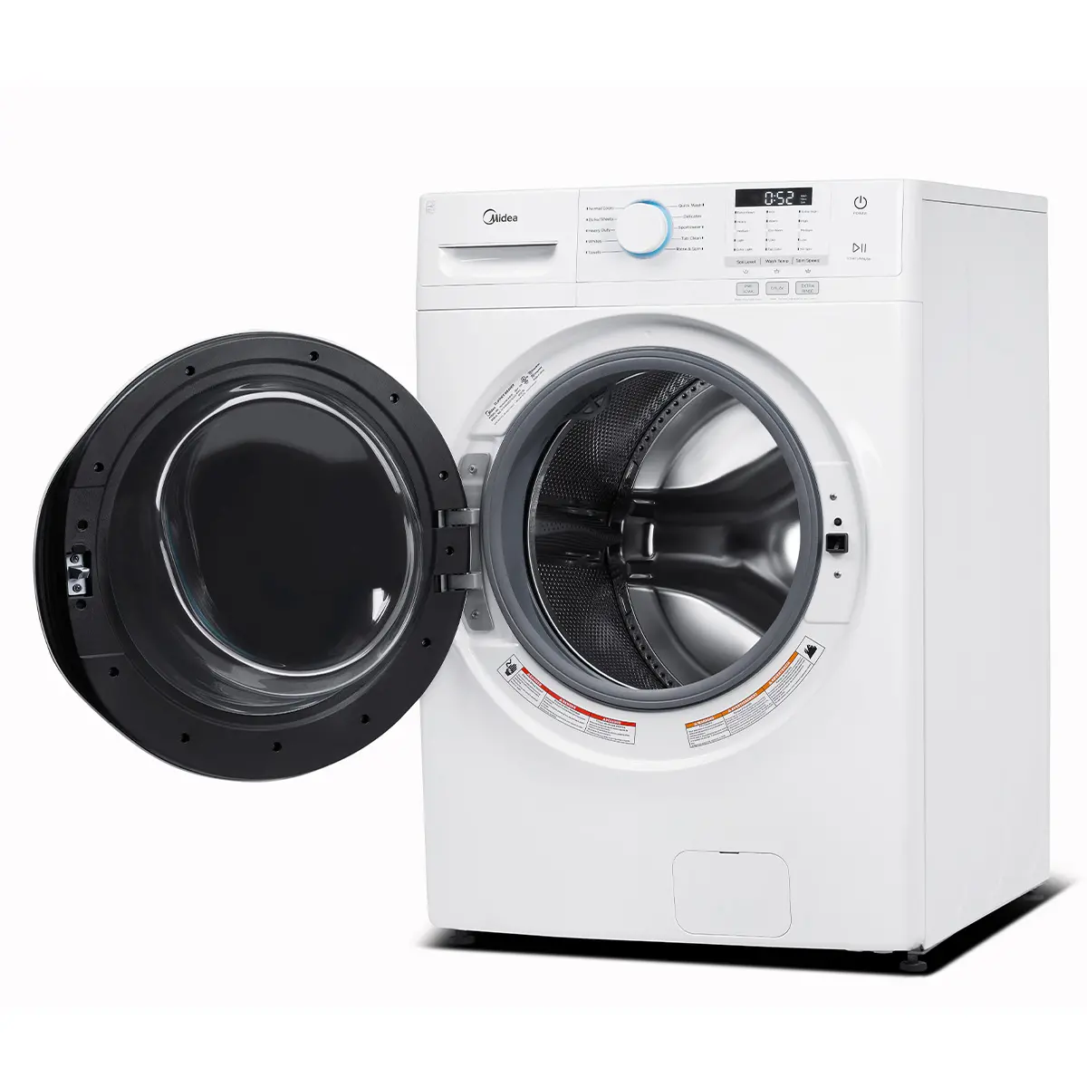 Midea MLH52N5AWW 5.2 cu ft. White Front Load Washer with Automatic Vibration Reduction