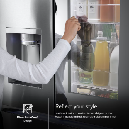 LG LF31S6360S 31 cu. ft. SMART Standard-Depth MAX French Door Refrigerator with Door-in-Door InstaView™ 