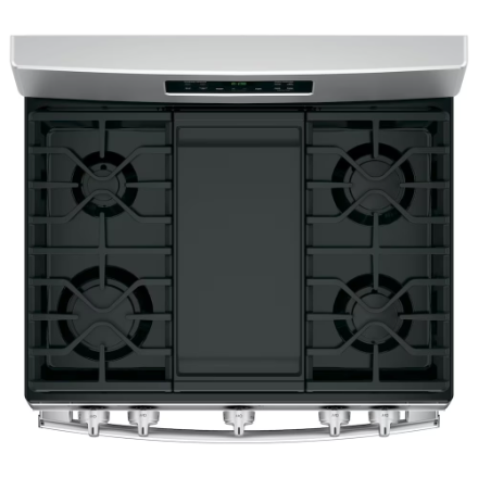 GE 30" Freestanding Gas Range with Precise Simmer Burner Broil drawer Oven in Stainless Steel