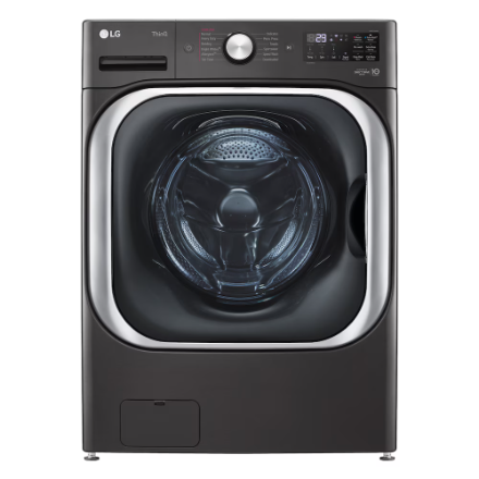 LG WM8900HBA Electronics 6.0 cu. ft. Wi-Fi Enabled Front Load Washer in Black Steel - ENERGY STAR®