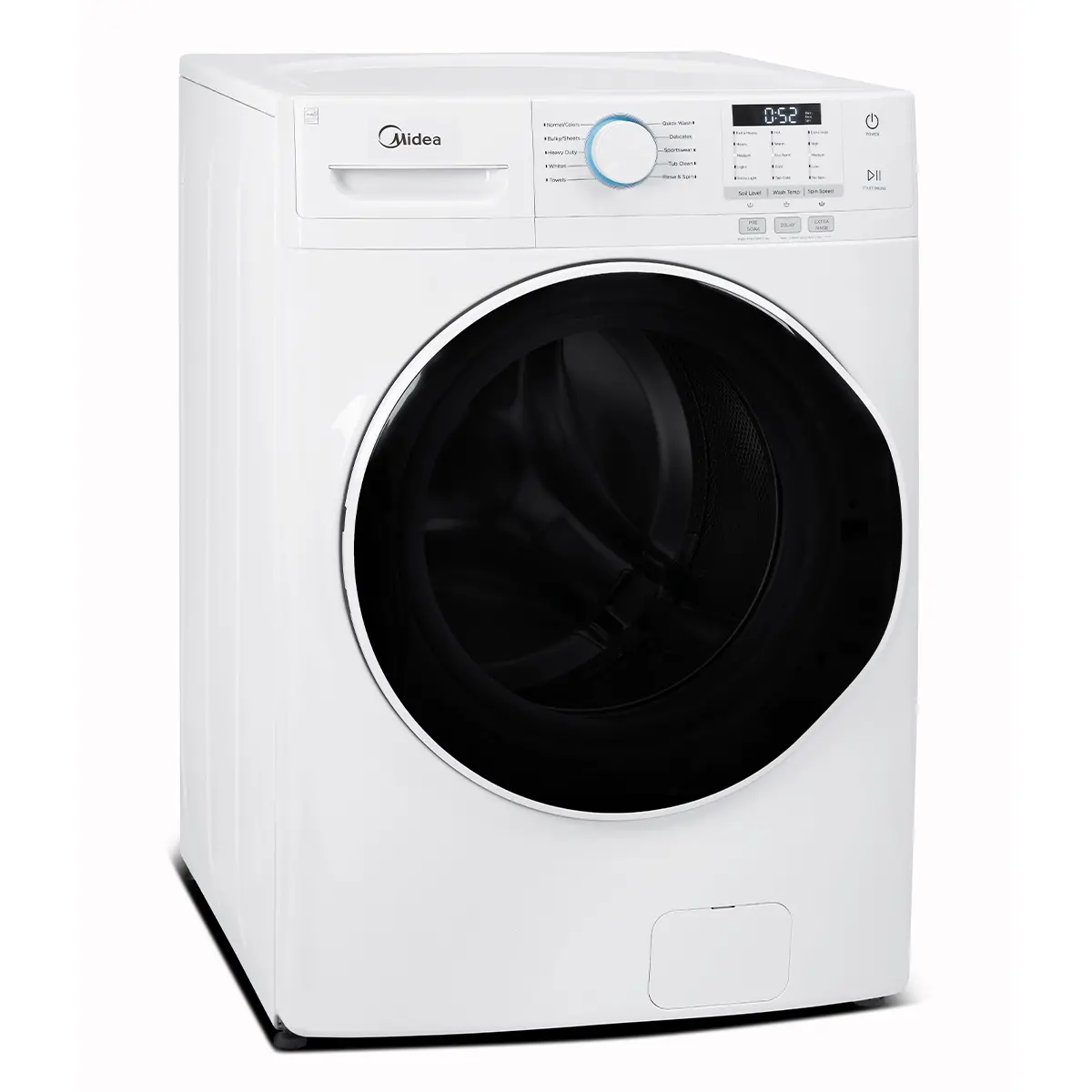Midea MLH52N5AWW 5.2 cu ft. White Front Load Washer with Automatic Vibration Reduction
