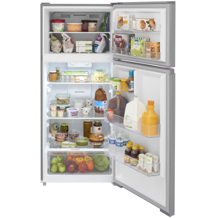 Frigidaire 28" FRTE1622AS 16.03 cu. ft. Top Freezer Refrigerator in Stainless Steel - ENERGY STAR 