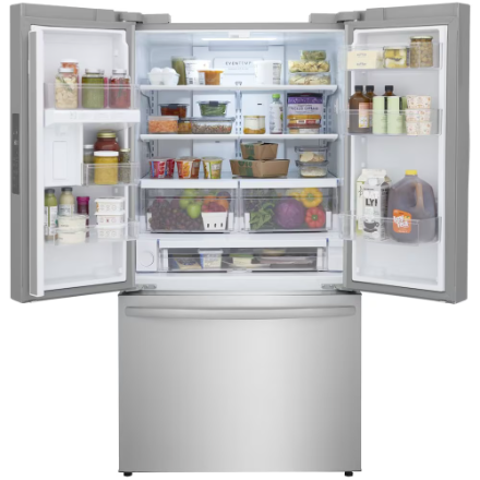 Frigidaire FRFN2813AF 36-inch W 28.8 cu. ft. French Door Refrigerator with Internal Water Dispenser in Smudge-Proof Stainless - ENERGY STAR®