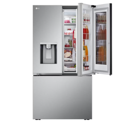 LG LF31S6360S 31 cu. ft. SMART Standard-Depth MAX French Door Refrigerator with Door-in-Door InstaView™ 