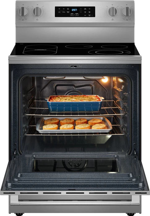 Maytag 30" 5.3 Cu. Ft. Electric Range with No Preheat Air Fry - Stainless Steel - YMFES6030RZ
