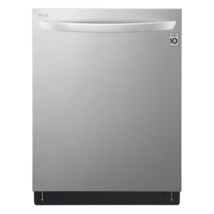 LG LDTS5552S 24-inch Top Control Smart Dishwasher in Fingerprint Resistant Stainless Steel with Stainless Steel Tub, 3rd Rack and QuadWash StCleaning, 46 dBA, ENERGY STAR® 