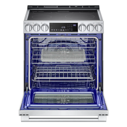 LG STUDIO LSES6338F 30"  Smart Slide-In Electric Range with InstaView, ProBake Convection & Air Fryer – Stainless Steel