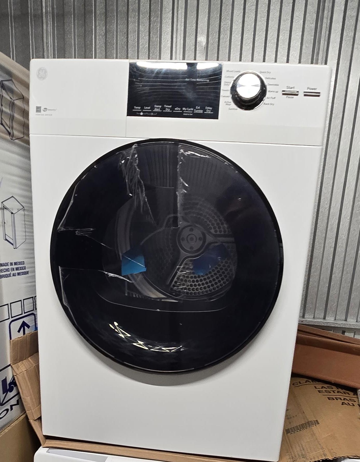 GE GFD14JSINWW 24” Compact Vented Electric Dryer – 4.1 Cu. Ft. – White – ENERGY STAR®