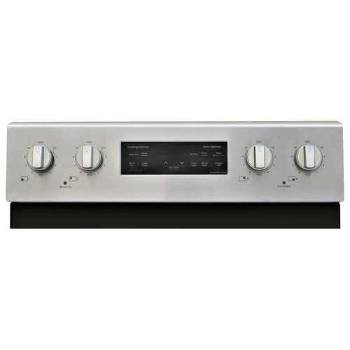 Kenmore KKFTR4.8-RearAFC-SS 30 in. 5 cu ft. Stainless Steel Freestanding Electric 4 Burner True Convection Range with Airfry