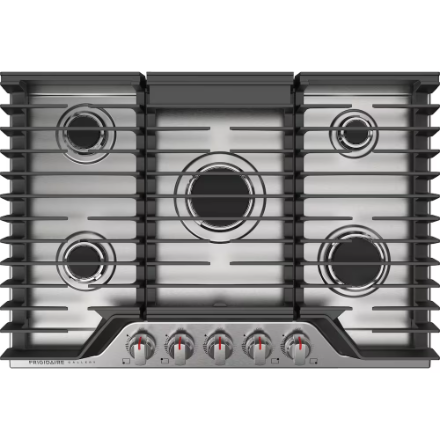 Frigidaire Gallery GCCG3048AS 30" Gas Cooktop with 5 Burners & Quick Boil – Stainless Steel