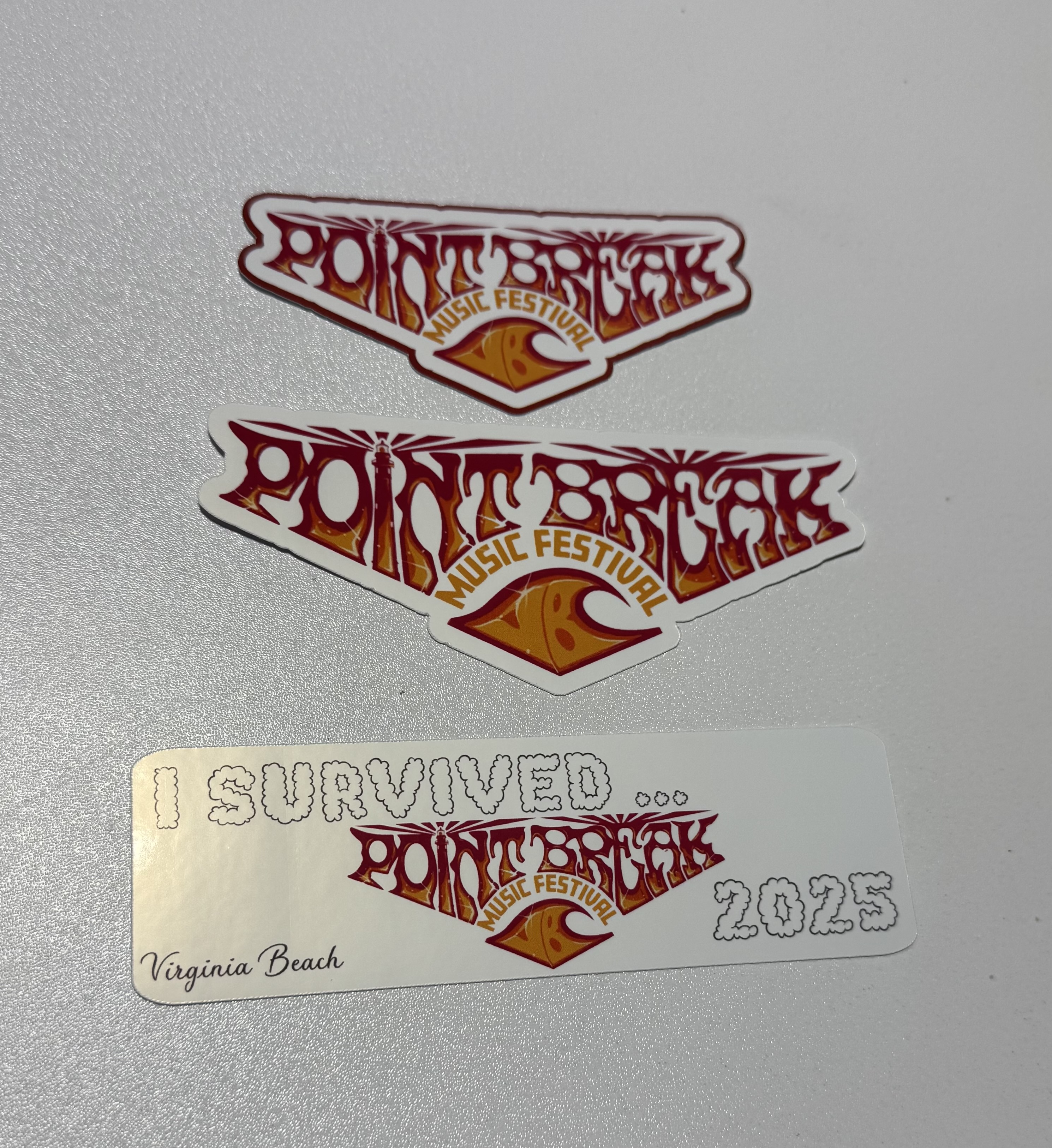 Point Break Music Festival 2025 Sticker Pack