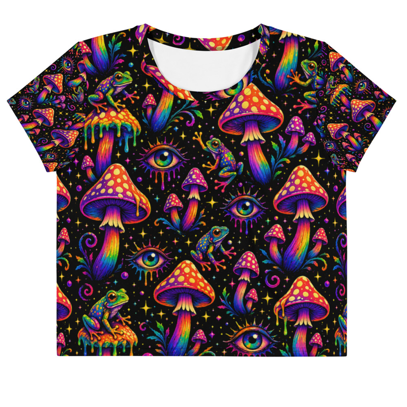 Psychedelic Crop Tee