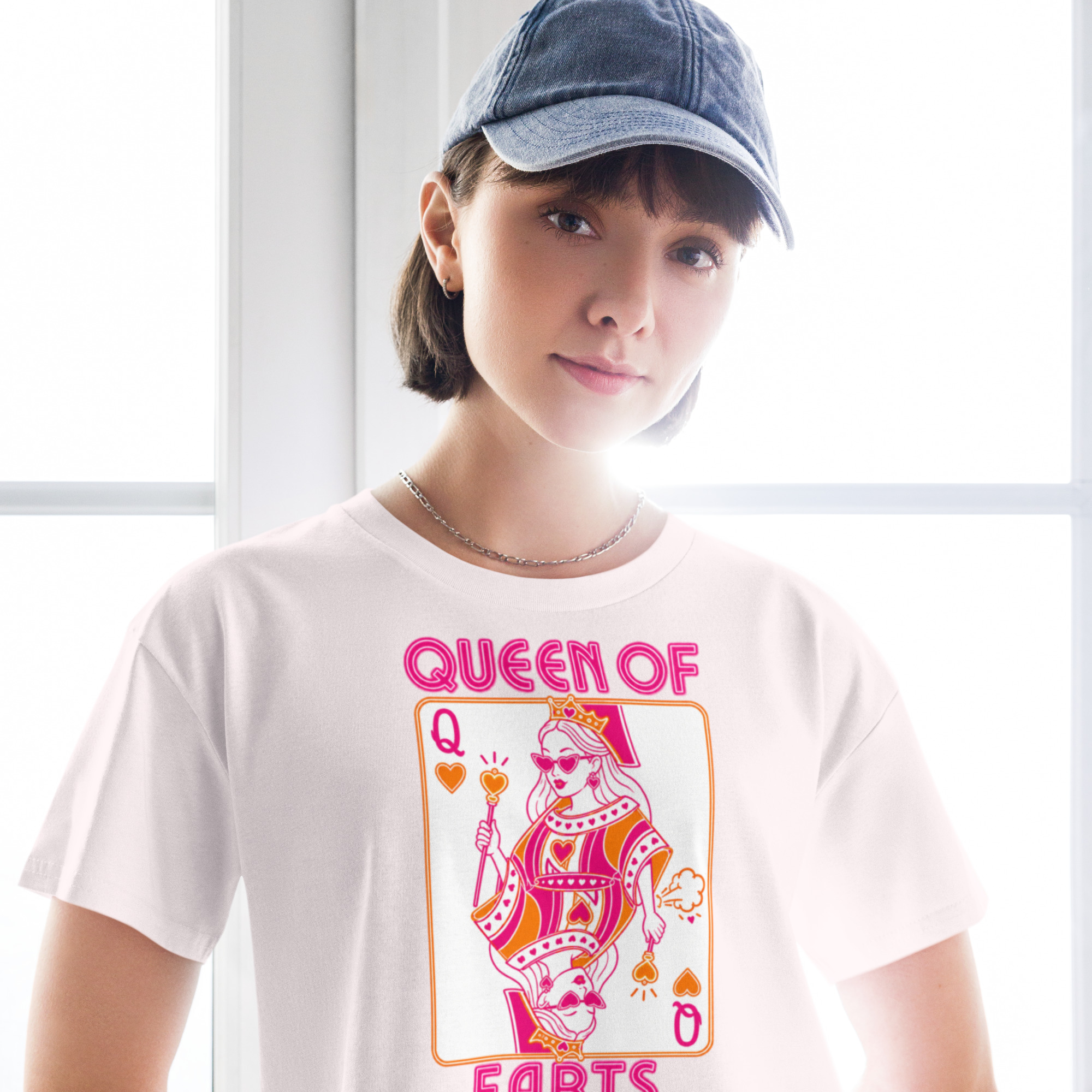 Queen of Farts Crop Tee