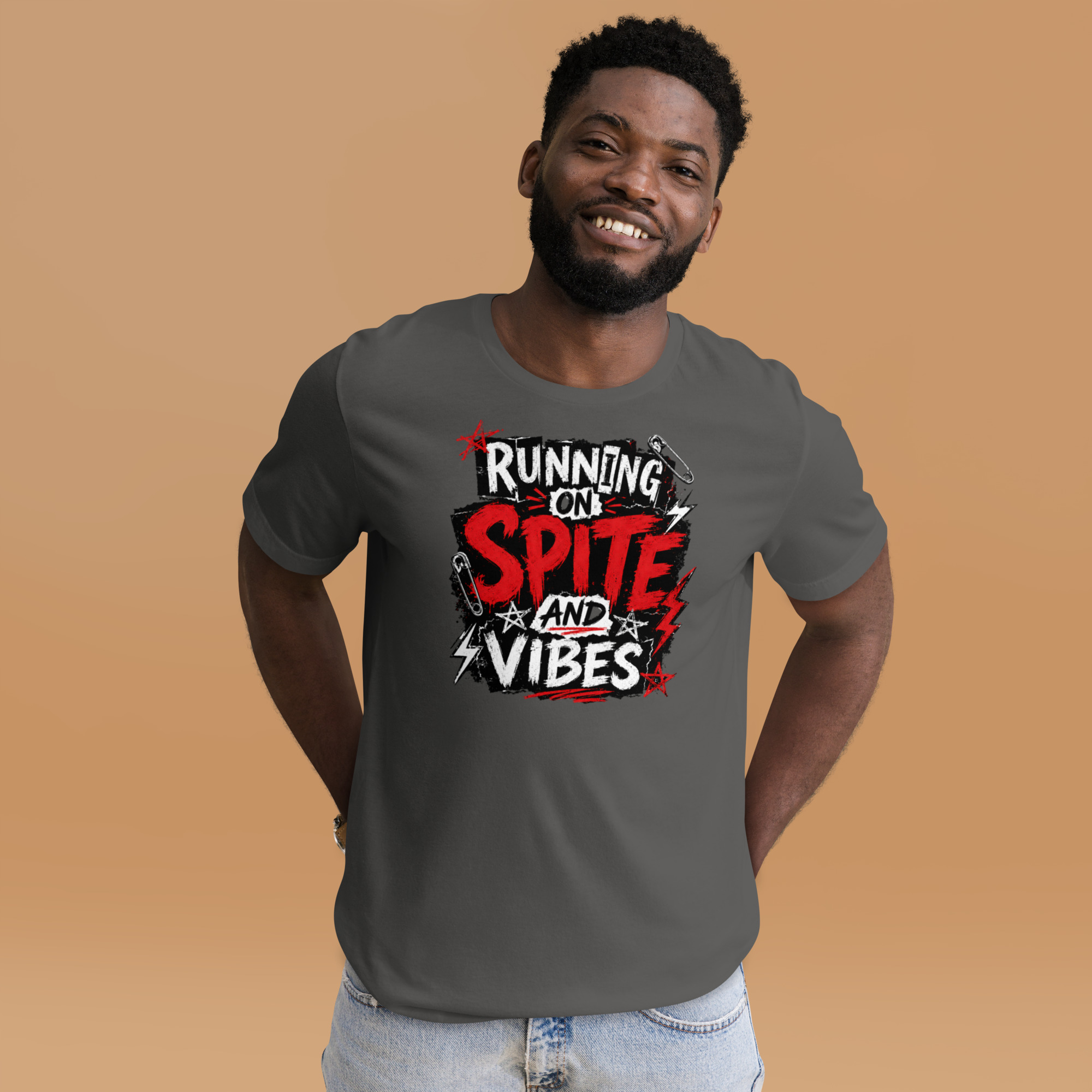 Running on Spite & Vibes Tee