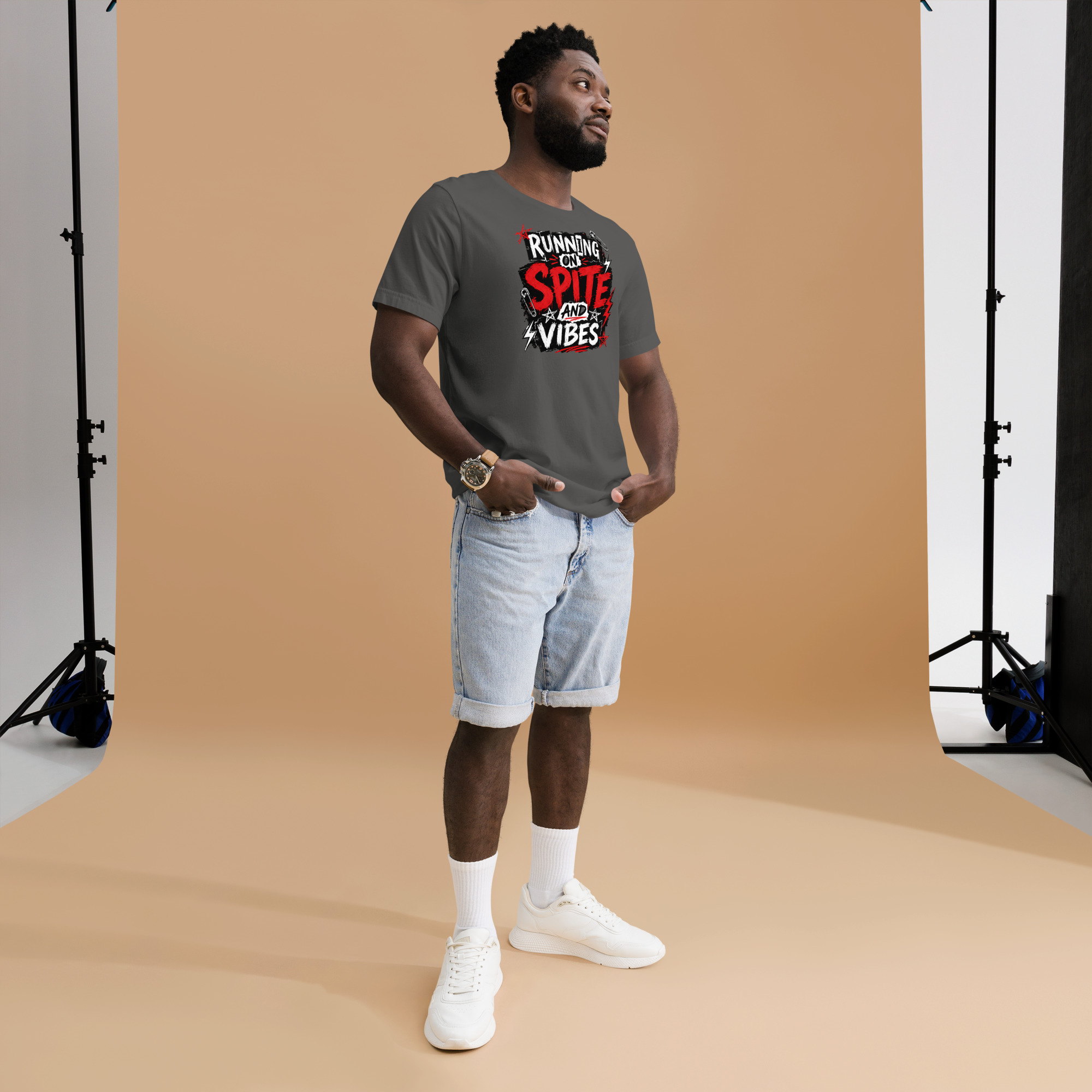 Running on Spite & Vibes Tee