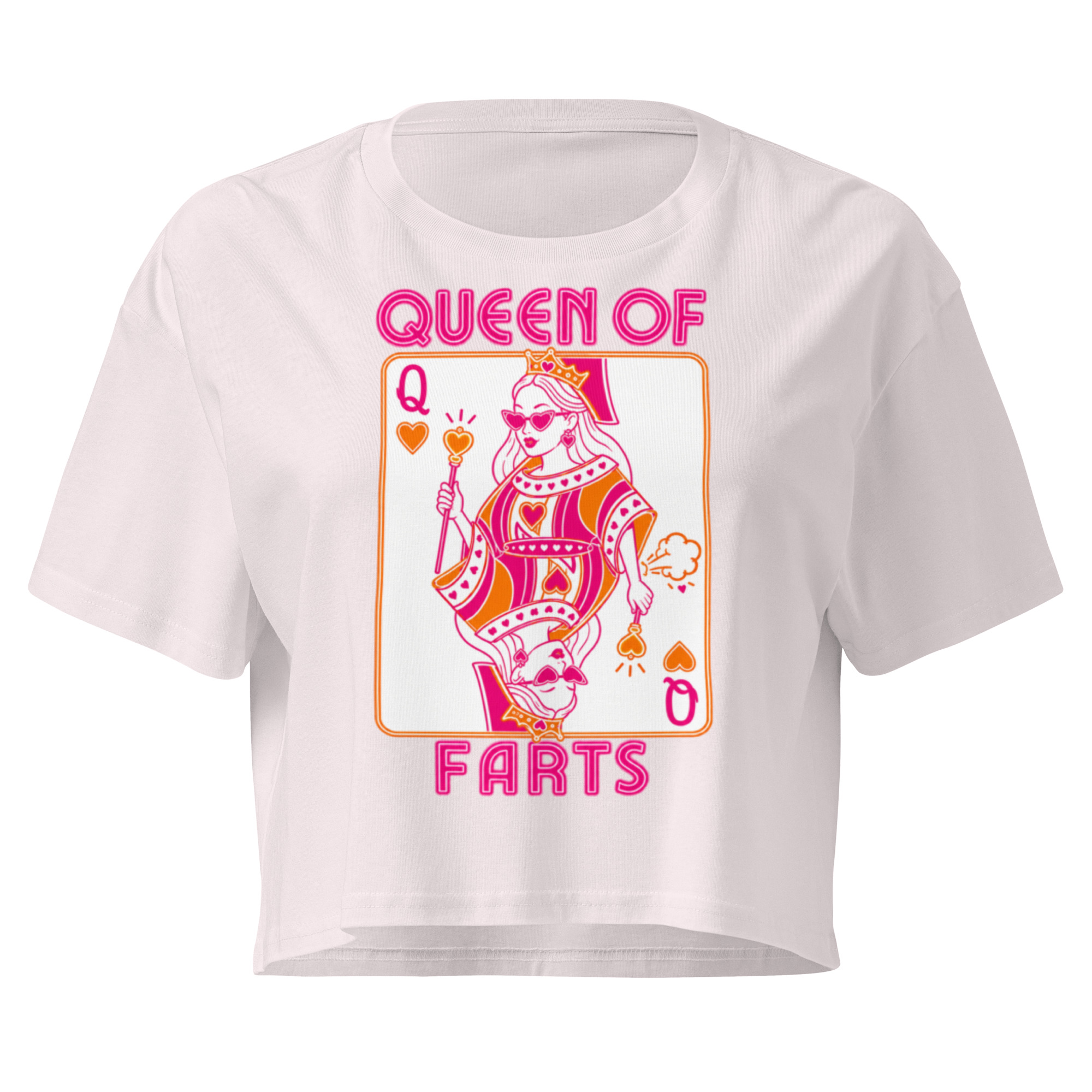Queen of Farts Crop Tee