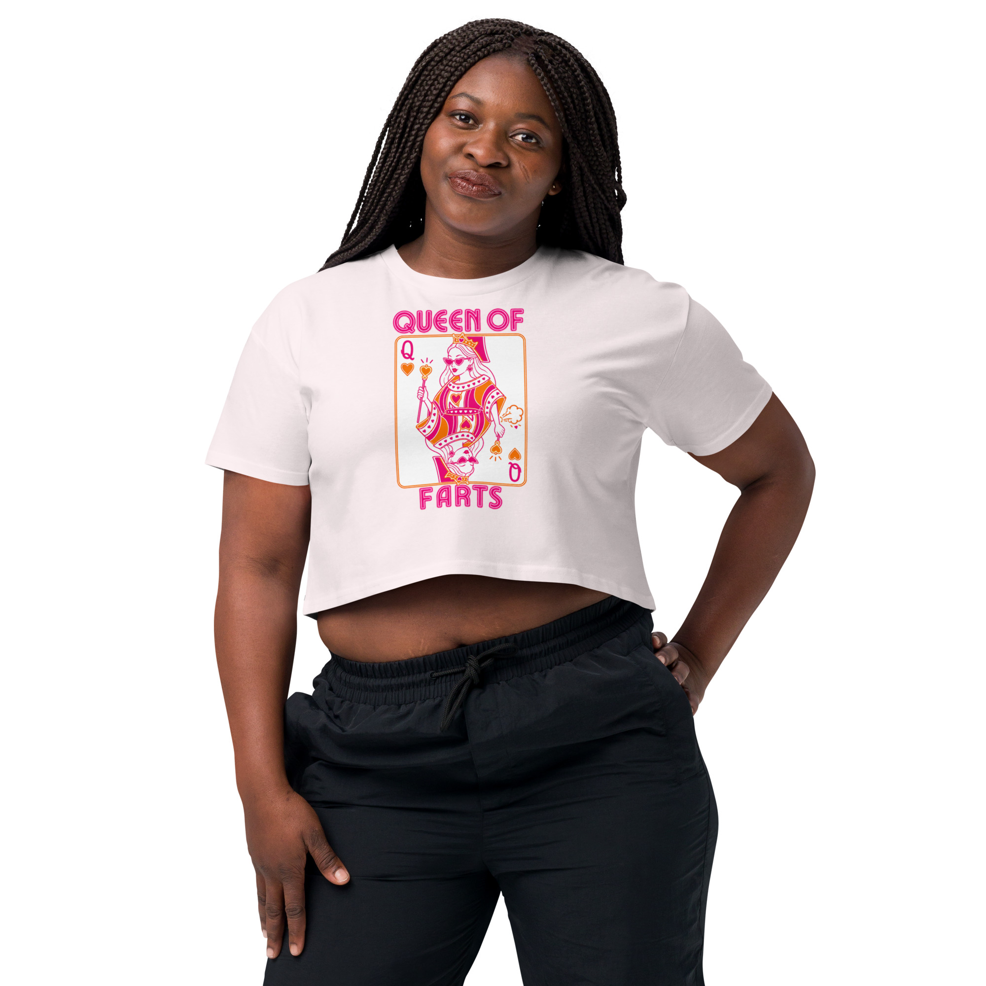 Queen of Farts Crop Tee